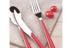 Amefa Zephyr 24-piece Cutlery Set - Red Colour -BladePro Store amefa zephyr 24 piece cutlery set red colour 6