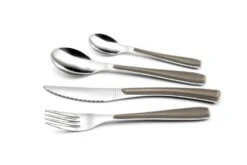 Amefa Zephyr 24-piece Cutlery Set - Taupe Colour -BladePro Store amefa zephyr 24 piece cutlery set taupe colour 1