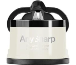 AnySharp PRO White Manual Knife Sharpener - The World's Best Knife Sharpener