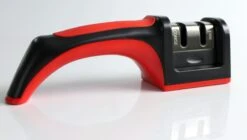 Arcos 2-Stage Manual Knife Sharpener : Tungsten And Ceramic Rods 6 Arcos 2-Stage Manual Knife Sharpener : Tungsten And Ceramic Rods -BladePro Store arcos 2 stage manual knife sharpener tungsten ceramic rods