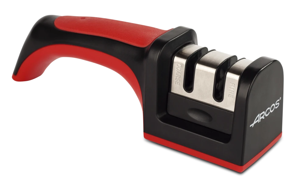 Arcos 2-Stage Manual Knife Sharpener : Tungsten And Ceramic Rods 3 Arcos 2-Stage Manual Knife Sharpener : Tungsten And Ceramic Rods