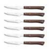 Arcos 6-piece Steak Knife Set With Wooden Handles And Serrated Edges 2 Arcos 6-piece Steak Knife Set With Wooden Handles And Serrated Edges -BladePro Store arcos 6 piece steak knife wooden handles