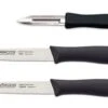 Arcos Nova Set Of 2 Kitchen Knives + 1 Peeler - Black Handles -BladePro Store arcos nova set of 2 kitchen knives 1 peeler black handles