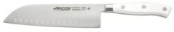 Arcos Riviera White Santoku Knife 18 Cm - Hollow Edge Blade