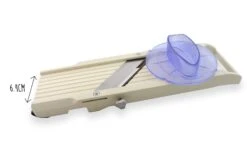 Benriner Japanese Professional Mandoline Slicer 3 Blades + Extra Large Hand Guard