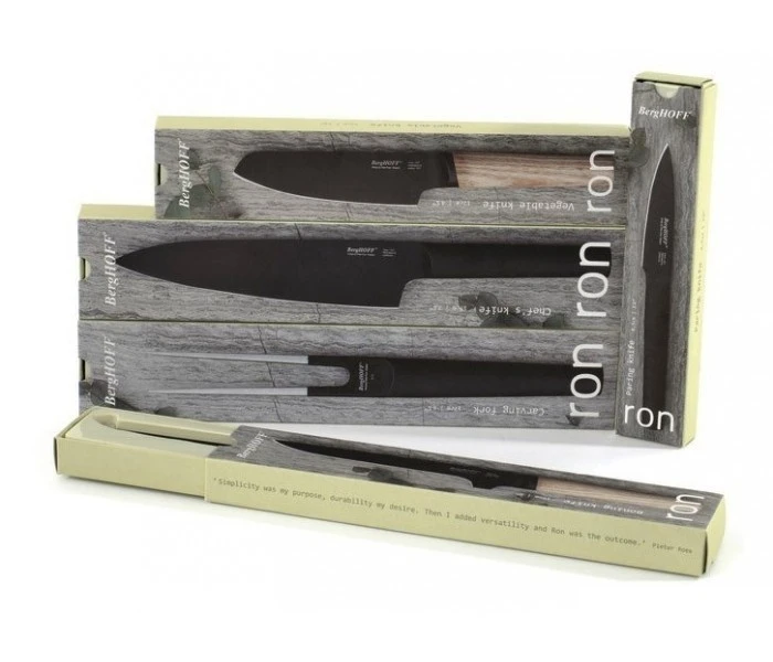 BergHOFF Ron Titan Carving Fork 17cm - Black Steel Handle 7 BergHOFF Ron Titan Carving Fork 17cm - Black Steel Handle - Image 5