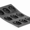 De Buyer Moul'flex 9-Hole Madeleine Mould 1 De Buyer Moul'flex 9-Hole Madeleine Mould -BladePro Store de buyer moulflex 9 hole madeleine mould