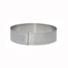 De Buyer Spring Stainless Steel Pastry Ring - Expandable -BladePro Store de buyer spring stainless steel pastry ring expandable