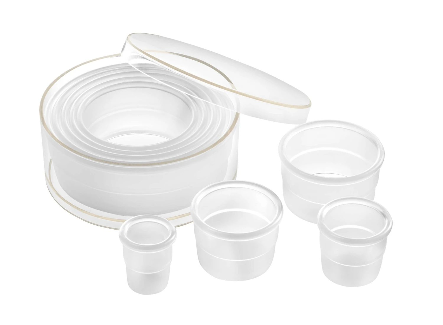 DEGLON 9-piece Plain Round Cookie Cutter Set 3 DEGLON 9-piece Plain Round Cookie Cutter Set