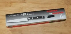 FISCHER 6-piece Steak Knife Set With Serrated Blades 11cm - Sabatier 64 7 FISCHER 6-piece Steak Knife Set With Serrated Blades 11cm - Sabatier 64 -BladePro Store fischer 6 piece steak knife set serrated 11cm sabatier64 2