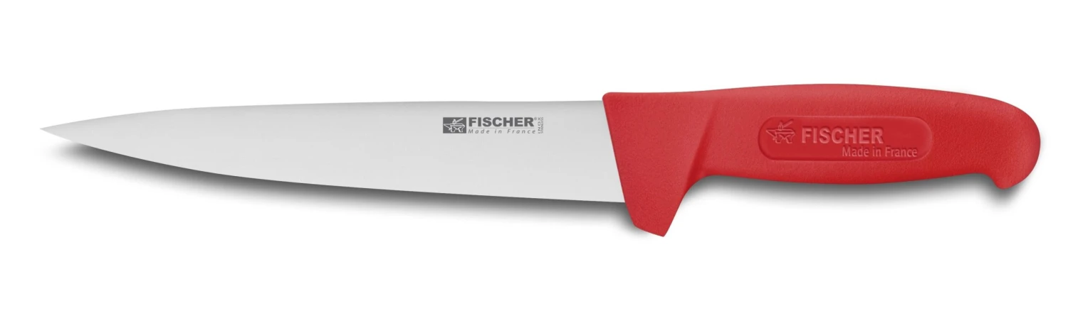 Fischer Bargoin Sticking Knife 20cm Red Handle 3 Fischer Bargoin Sticking Knife 20cm Red Handle