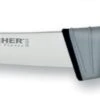 Fischer Sandvik Boning Knife Rigid Blade 13cm - Black And Grey Handle 1 Fischer Sandvik Boning Knife Rigid Blade 13cm - Black And Grey Handle -BladePro Store fischer sandvik boning knife rigid blade 13cm black grey handle