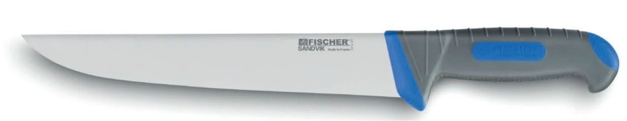 Fischer Sandvik Butcher Knife 25cm - Bi-material Handle 3 Fischer Sandvik Butcher Knife 25cm - Bi-material Handle