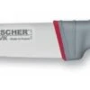 Fischer Sandvik Skinning Knife 17cm Red Handle With Grey Elastomer -BladePro Store fischer sandvik skinning knife 17cm red handle grey elastomer