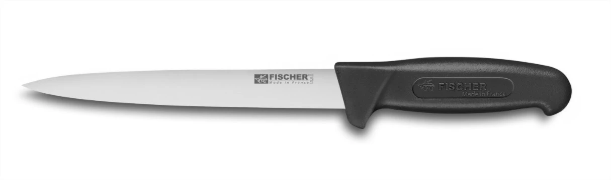 Fischer Skinning Knife Flexible Blade 20cm With Black Handle 3 Fischer Skinning Knife Flexible Blade 20cm With Black Handle