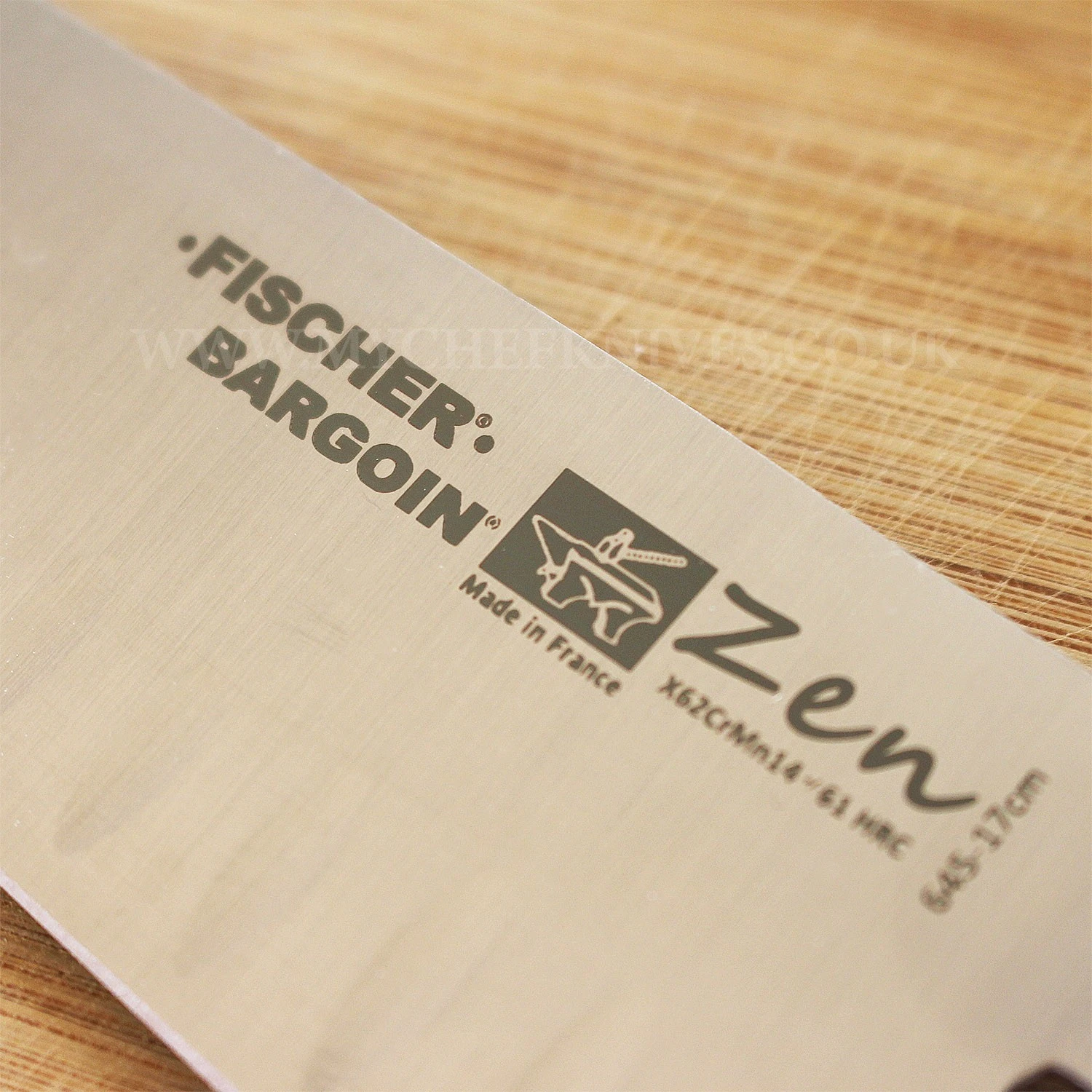 FISCHER Zen Professional Santoku Knife 17cm - Hollow Edge Blade 6 FISCHER Zen Professional Santoku Knife 17cm - Hollow Edge Blade - Image 4