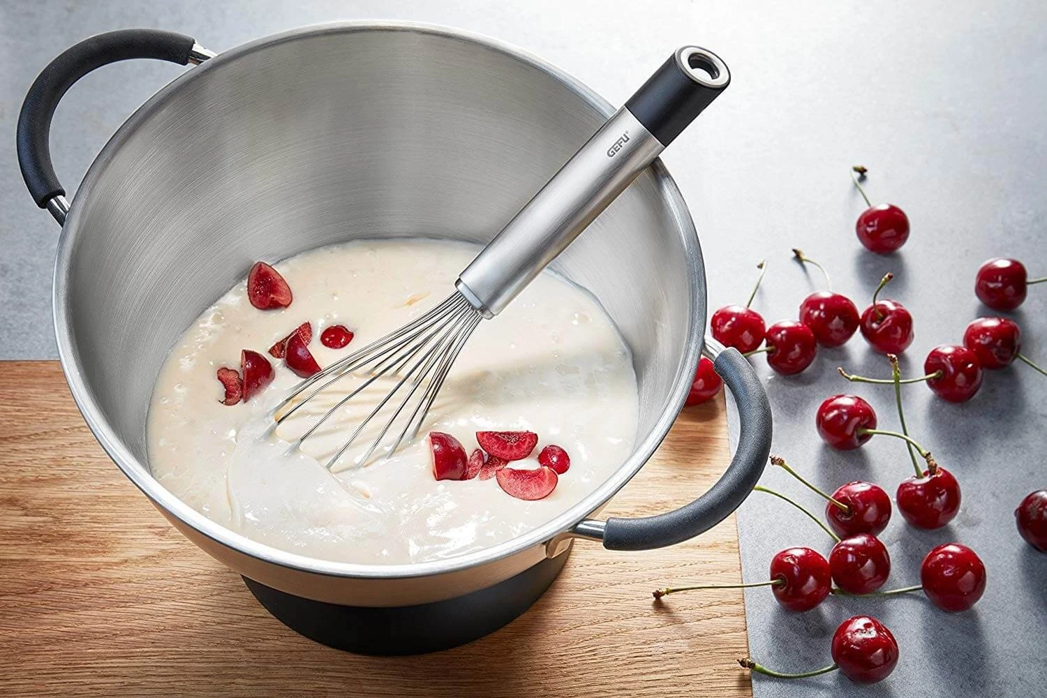 GEFU Primeline Stainless Steel Whisk 22cm 4 GEFU Primeline Stainless Steel Whisk 22cm - Image 2