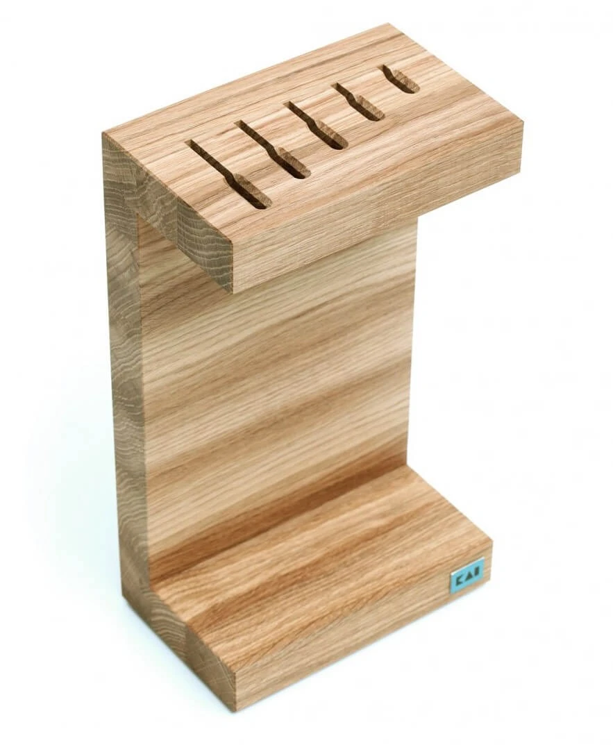 Kai C-shaped Knife Block - Made Of Oak Wood 4 Kai C-shaped Knife Block - Made Of Oak Wood - Image 2