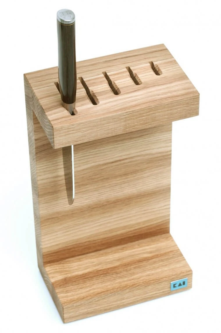 Kai C-shaped Knife Block - Made Of Oak Wood 5 Kai C-shaped Knife Block - Made Of Oak Wood - Image 3