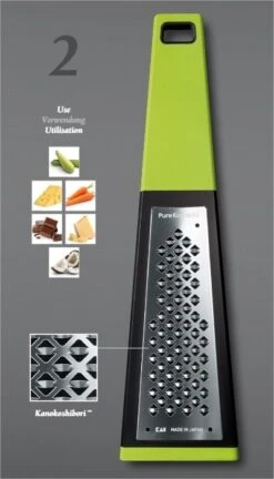Kai Pure Komachi Ribbon Grater - Green Handle -BladePro Store kai pure komachi ribbon grater green handle 2