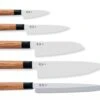 KAI Seki Magoroku Redwood Pack Of 5 Japanese Kitchen Knives