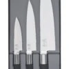 KAI Wasabi Black 3-piece Knife Set: 2 Utility Knives & 1 Chef Knife -BladePro Store kai wasabi black 3 piece knife set 2 utility knives 1 chef knife