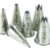 Mallard Ferriere Set Of 6 Fluted Stainless Steel Nozzles -BladePro Store mallard ferriere set 6 fluted stainless steel nozzles