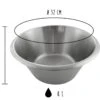 Matfer Flat Bottom Pastry Bowl - Diameter 32cm -BladePro Store matfer flat bottom pastry bowl diameter 32cm