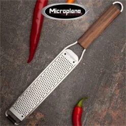 Microplane Master Series Zester Grater - Walnut Handle -BladePro Store microplane master series zester grater walnut handle 5