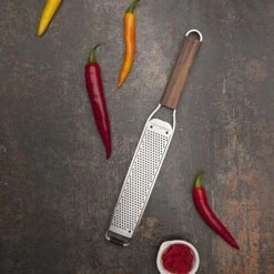 Microplane Master Series Zester Grater - Walnut Handle -BladePro Store microplane master series zester grater walnut handle 6