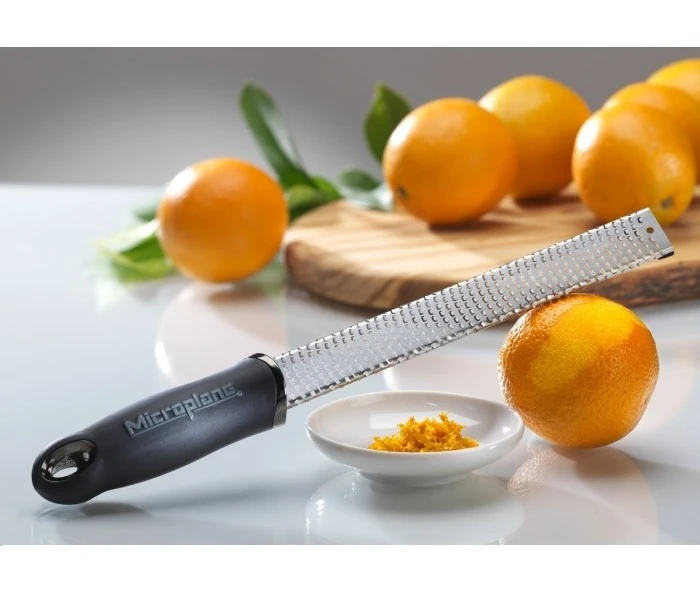 Microplane Premium Zester-Grater , Stainless Steel Blade And Black Handle 7 Microplane Premium Zester-Grater , Stainless Steel Blade And Black Handle - Image 5