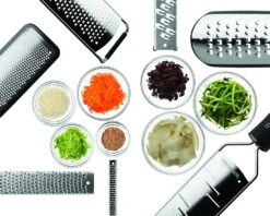 Microplane Premium Zester-Grater , Stainless Steel Blade - Grey Handle -BladePro Store microplane premium zester grater blade grey handle 5