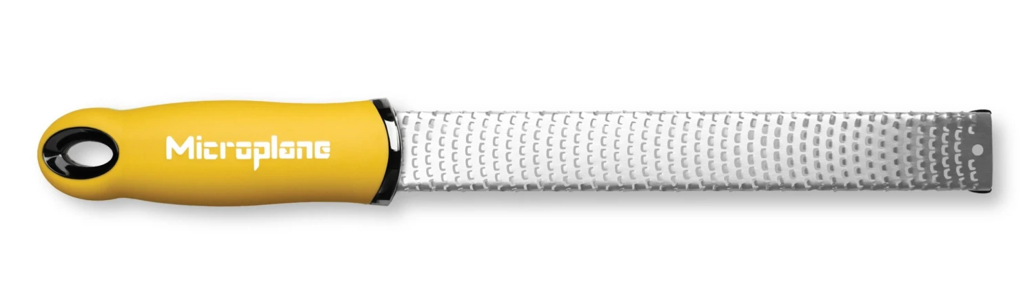 Microplane Premium Zester-Grater , Stainless Steel Blade - Yellow Handle 3 Microplane Premium Zester-Grater , Stainless Steel Blade - Yellow Handle