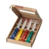 Opinel N°112 Knife Set - 4 Paring Knives 10cm With Colourful Handles -BladePro Store opinel n112 knife set 4 paring knives 10cm colourful handles
