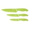 Pradel Excellence Set Of 3 Kitchen Knives - Non-stick, Green Blades -BladePro Store pradel excellence set 3 kitchen knives non stick green blades