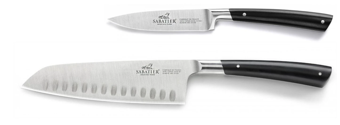 Sabatier Edonist 2 Piece Knife Set : Santoku Knife + Paring Knife 4 Sabatier Edonist 2 Piece Knife Set : Santoku Knife + Paring Knife - Image 2