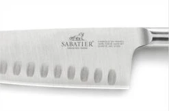 Sabatier Edonist Santoku Knife With Hollow Edge 18cm 6 Sabatier Edonist Santoku Knife With Hollow Edge 18cm -BladePro Store sabatier edonist santoku knife hollow edge 18cm 1