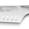 Sabatier Fuso Nitro+ Santoku Knife Fluted Blade 18cm Sandvik Stainless Steel 1 Sabatier Fuso Nitro+ Santoku Knife Fluted Blade 18cm Sandvik Stainless Steel -BladePro Store sabatier fuso nitro santoku knife fluted blade 18cm sandvik stainless steel