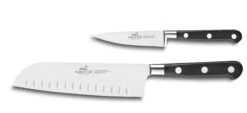 Sabatier Ideal 100% Forged Knife Set With 1 Santoku Knife + 1 Paring Knife -BladePro Store sabatier ideal forged knife set santoku paring knife 1