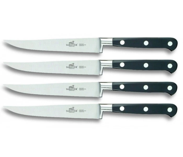 Sabatier International Licorne 4-piece Steak Knife Set - Triple-riveted Handles 3 Sabatier International Licorne 4-piece Steak Knife Set - Triple-riveted Handles