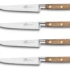 Sabatier Perigord 4-piece Steak Knife Set 13cm Walnut Wood Handles