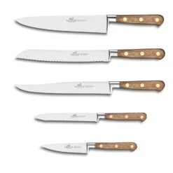 Sabatier Perigord Knife Block With 5 Kitchen Knives - Walnut Wood Handles 8 Sabatier Perigord Knife Block With 5 Kitchen Knives - Walnut Wood Handles -BladePro Store sabatier perigord knife block 5 kitchen knives walnut wood handles 1
