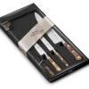 Sabatier Provençao 3-piece Knife Set 100% Forged Blades, Olive Wood Handles -BladePro Store sabatier provencao 3 piece knife set forged olive wood handles