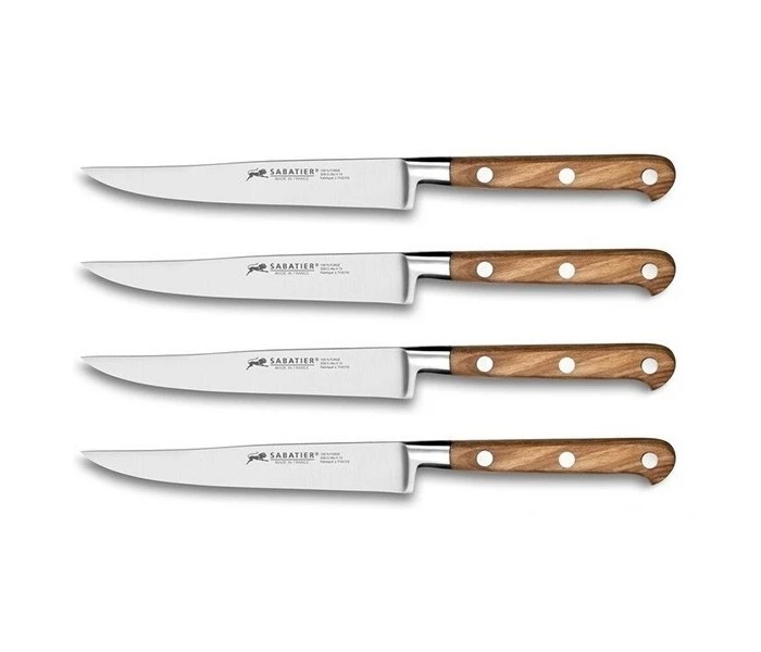 Sabatier Provençao 4-piece Steak Knife Set 100% Forged Blades 13cm 4 Sabatier Provençao 4-piece Steak Knife Set 100% Forged Blades 13cm - Image 2
