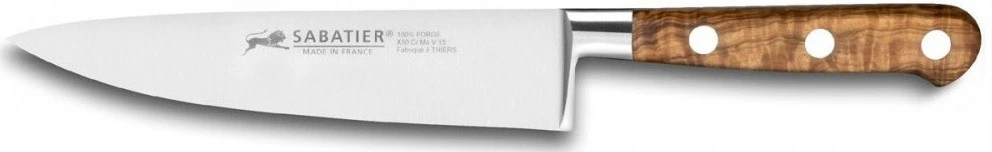 Sabatier Provençao Chef Knife 100% Forged Blade 15cm - Olive Wood Handle 3 Sabatier Provençao Chef Knife 100% Forged Blade 15cm - Olive Wood Handle