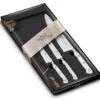 Sabatier Toque Blanche 3-piece Knife Set 100% Forged -BladePro Store sabatier toque blanche 3 piece knife set