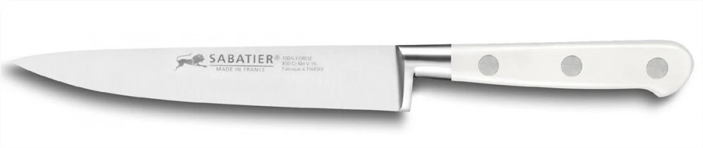 Sabatier Toque Blanche Fillet Knife 20cm - Flexible Blade 3 Sabatier Toque Blanche Fillet Knife 20cm - Flexible Blade