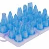 Set Of 24 Piping Nozzles Made Of Blue Polycarbonate -BladePro Store set 24 piping nozzles blue polycarbonate