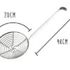 Stainless Steel Frying Skimmer - Diameter 20cm -BladePro Store stainless steel frying skimmer diameter 20cm