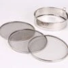 Stainless Steel Sieve With 3 Interchangeable Meshes - 20cm Diameter 1 Stainless Steel Sieve With 3 Interchangeable Meshes - 20cm Diameter -BladePro Store stainless steel sieve 3 interchangeable meshes 20cm diameter